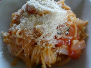 One pot pasta tomate et piment d'espelette